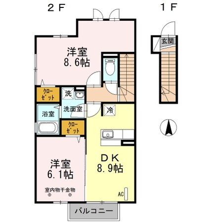 ｉｘｓｉｒ五輪石の物件間取画像